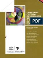 Diversidad Cultural Desigualdad Social y Estrategias de Politicas Educativas. Tenti Fanfani.