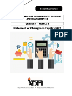 FABM2 - Q1 - Module 3 - Statement of Changes in Equity