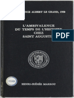 Marrou - Ambivalence Du Temps de Histoire Chez Saint Augustin