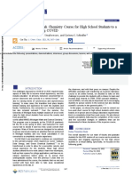 Converting A Two-Week Chemistry Course For High School Students To A Virtual Format During COVID