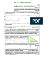 Problemi Sui Triangoli Rettangoli: Trigonomatria