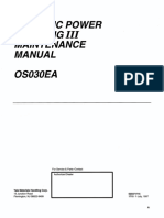 Electric Power Steering III Maintenance Manual Os030ea