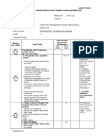 LAM-PT-03-01 Rancangan Pengajaran Dan Pembelajaran Semester