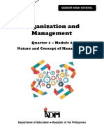 Organization and Management