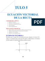 Ecuacion Vectorial de La Recta