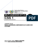 Lesson Title: Basic Hardware Components of Computer Systems: Region I Division of Ilocos Sur