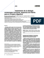 Diagnóstico y Tratamiento de La Disfagia Orofaríngea Funcional