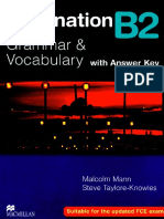 Destination B2 Grammar and Vocabulary With Answers