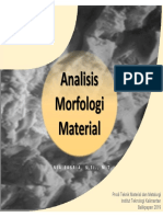 Analisis Morfologi Material MO
