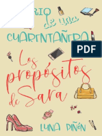 Diario de Una Curentañera, Los Propósitos de Sara Luna Piñón