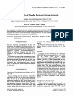 The Volatile Oils of Euodia Hortensis Forma Hortensis: Robert