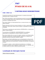 COMO FUNCIONA O SISTEMA BOSCH MONOMOTRONIC FIAT TIPO 1.6