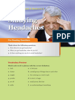 Studying Headaches: Health & Medicine 2