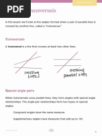 Angle Pairs Sorting Activity | PDF