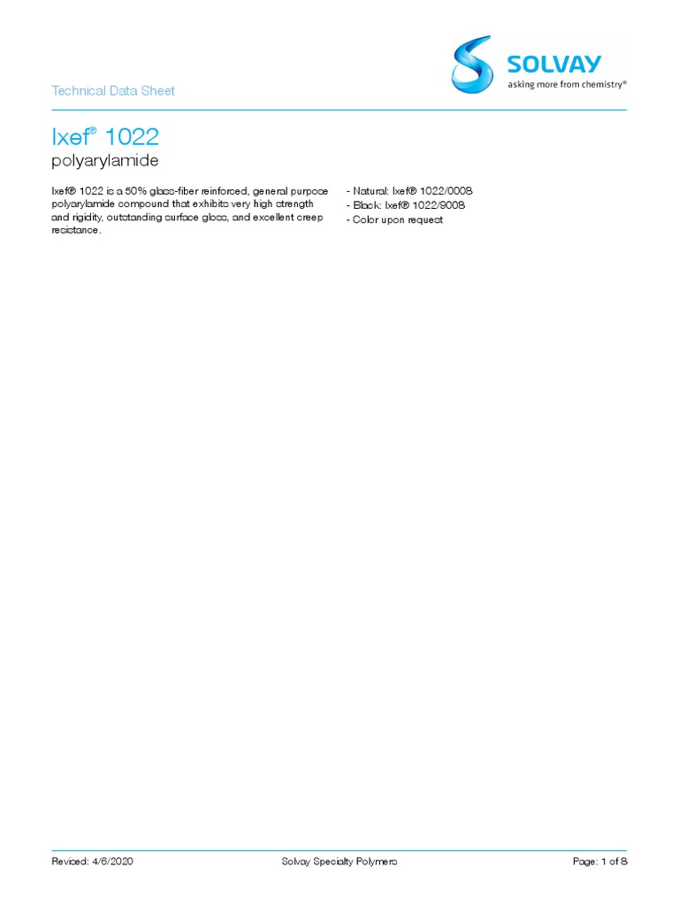 Ixef 1022 Datasheet : Ixef® PARA for Syensqo – APKJKL