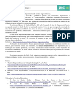 Trigonometria, funções e problemas