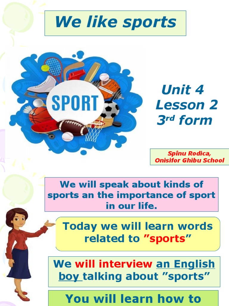 We Like Sports - 3rd Unit 4 L2 2021 | PDF | Leisure | Hobbies
