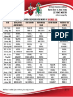 Group Two Schedule - Nov 2021