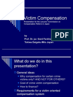 Victim Compensation in Germany