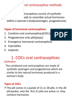 Hormonal Contraceptive Methods