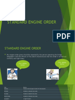 Standard Engine Order