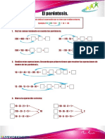 El Paréntesis.: 1. Haz Las Sumas Teniendo en Cuenta Tus Paréntesis