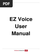 EZ Voice User Manual