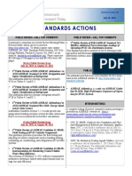 Standards Actions: Public Review-Call For Comments Public Review-Call For Comments