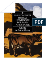 The Complete Herbal Handbook For Farm and Stable - Juliette de Baïracli Levy