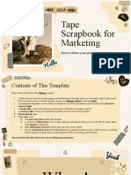 Tape Scrapbook for Marketing by Slidesgo