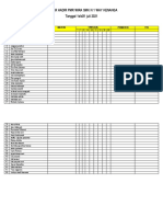 Daftar Hadir PMR Wira SMK N 1 Way Kenang1