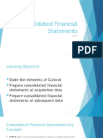 Consolidated Financial Statements Key Concepts