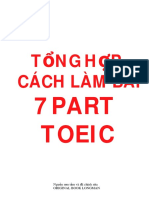 CHIẾN THUẬT CHO 7 PHẦN TOEIC