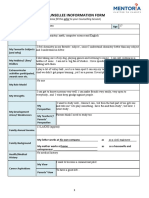 Counsellee Inoformation Form: (Please Fill This Prior To Your Counselling Session)