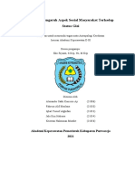 Makalah Pengaruh Aspek Sosial Masyarakat Terhadap Status Gizi 