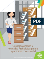 Conceptualización y Normativa Archivistica para La Organización Documental