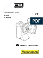 HJULAFBALANCERINGSMASKINE U.228 U.228-AL BRUGERMANUAL - Da.es