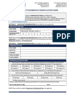 CD FO 32 Experience Verification Form V1.0