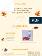 Aktifitas Farmakologi dan Uji Klinis Bahan Baku Jamu Diabetes