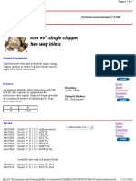 A96 90° single clapper technical specifications