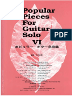 Noriyasu Takeuchi Popular Pieces For Guitar Solo Vol.6