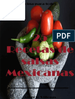 25 Recetas de Salsas Mexicanas