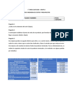 1ra Tarea Calificada - Ing. de Costos y Presupuestos - Grupo 2