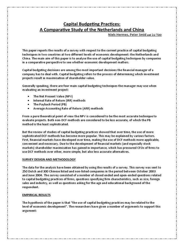 IMPORTANCE OF CAPITAL BUDGETING PDF visual data 2