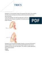 Epispadiasis (Paediatrics)