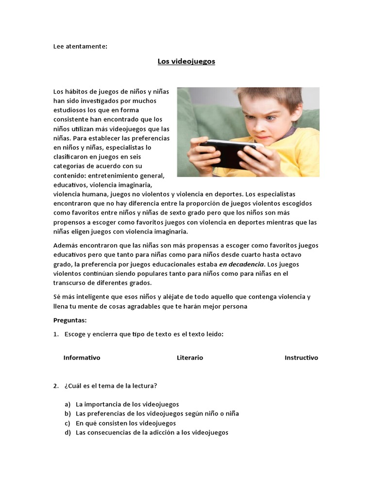 Texto Sobre Videojuegos PDF Videojuegos Cognición