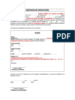 Modelo Sunarp de constancia de Convocatoria