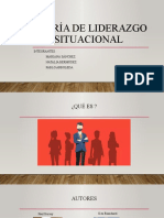 Teoría de Liderazgo Situacional