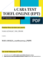 Tata Cara Test Toefl Online (Ept)