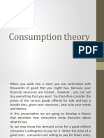 Consumption Theory